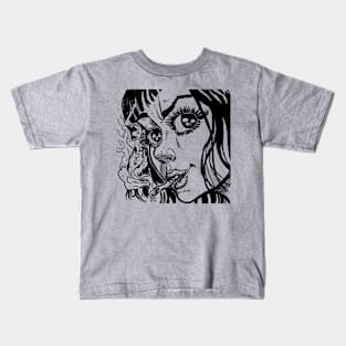 Minka- Feeling Gray Kids T-Shirt